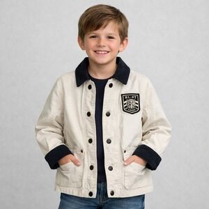 Polo Ralph Lauren Rowing PRLRC Kids Jacket Size 7 Nautical Coastal Preppy Casual